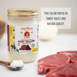 Grass Fed & Finished Beef Tallow 11oz Jar | Doña Blanca