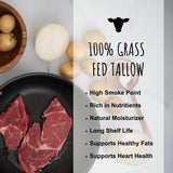 Grass Fed & Finished Beef Tallow 11oz Jar | Doña Blanca