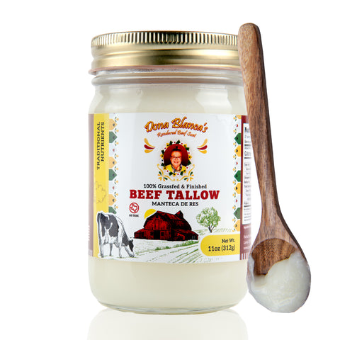 Grass Fed & Finished Beef Tallow 11oz Jar | Doña Blanca